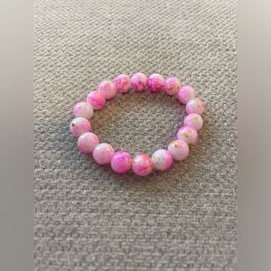 Pink Beaded Bracelet